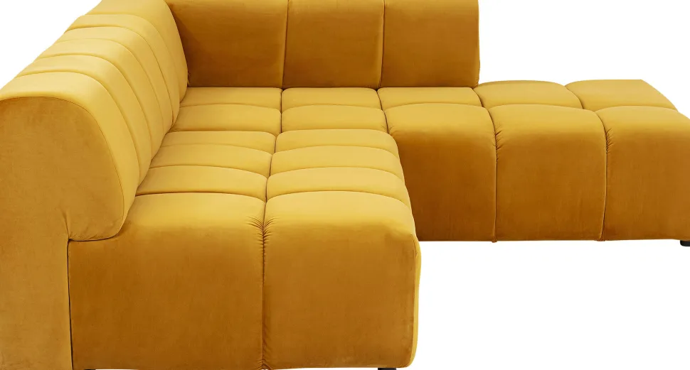 Ecksofa Belami Velvet Amber Rechts