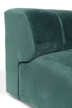 Ecksofa Belami Velvet Dunkelgrün Rechts 265cm