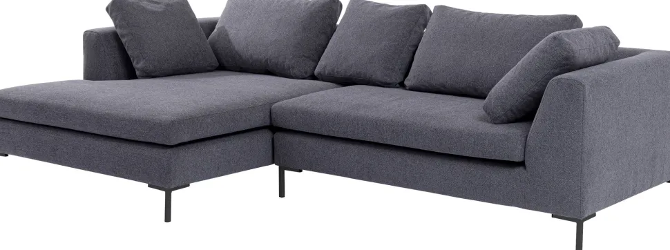 Ecksofa Gianni Grau Links