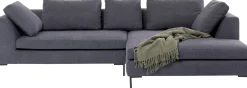 Ecksofa Gianni Grau Rechts