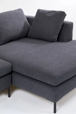 Ecksofa Gianni Grau Rechts