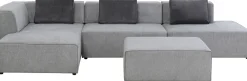 Ecksofa Infinity Atlanta Grau Links