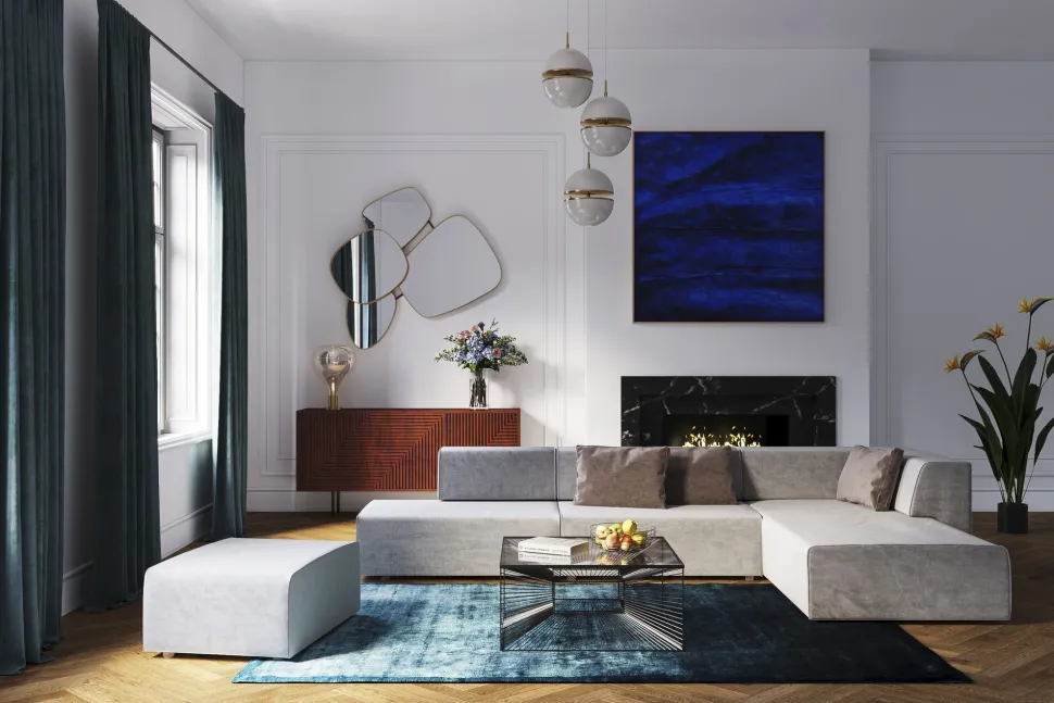 Ecksofa Infinity Atlanta Grau Rechts