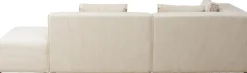 Ecksofa Infinity Ottomane Cord Creme Links