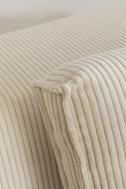 Ecksofa Infinity Ottomane Cord Creme Links