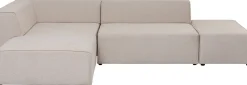 Ecksofa Infinity Ottomane Creme Links