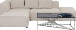 Ecksofa Infinity Ottomane Creme Links