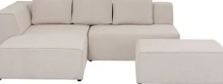 Ecksofa Infinity Ottomane Creme Links