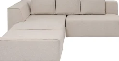 Ecksofa Infinity Ottomane Creme Links