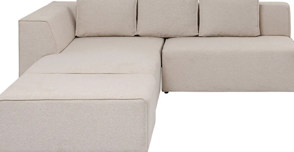 Ecksofa Infinity Ottomane Creme Links