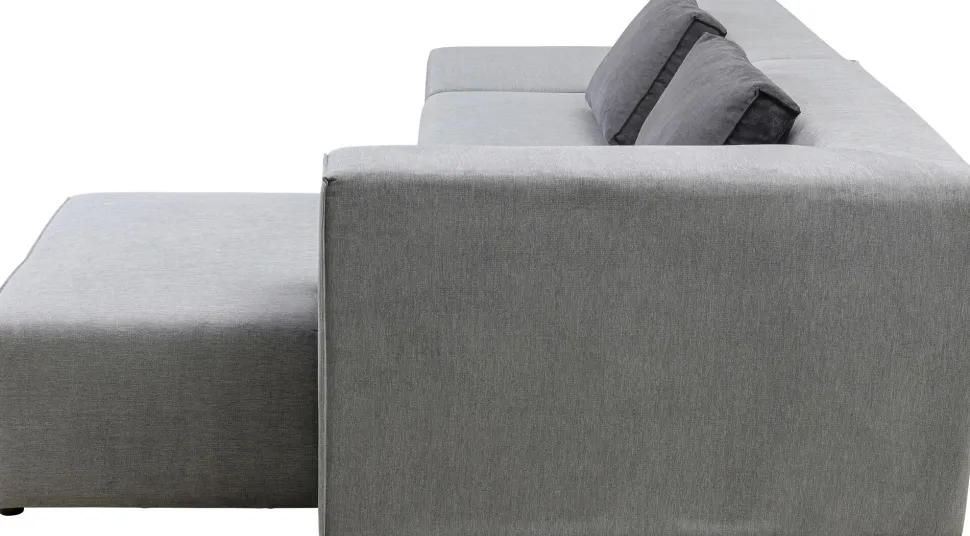 Ecksofa Infinity Ottomane Grau Rechts