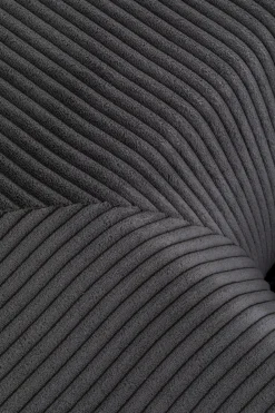 Ecksofa Infinity Ottomane Cord Grau Links