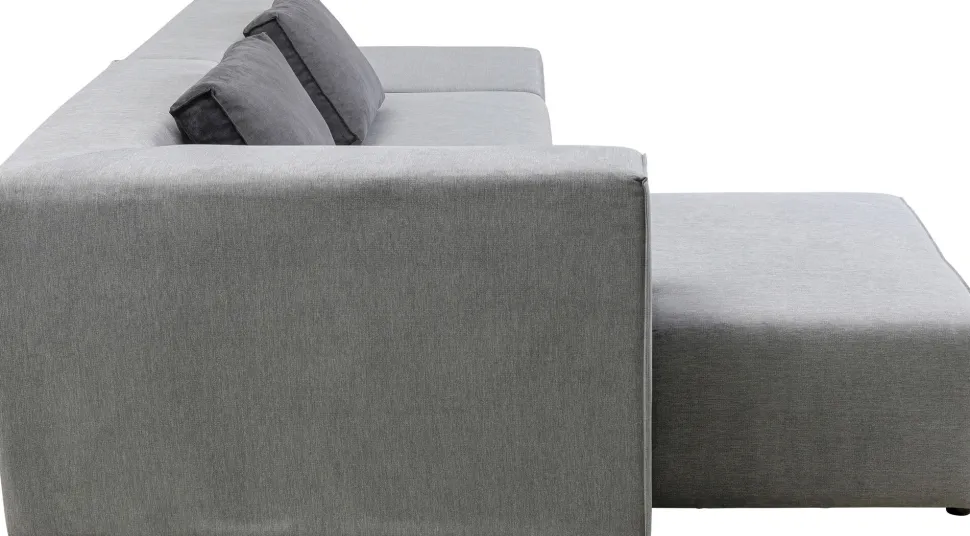 Ecksofa Infinity Ottomane Grau Links