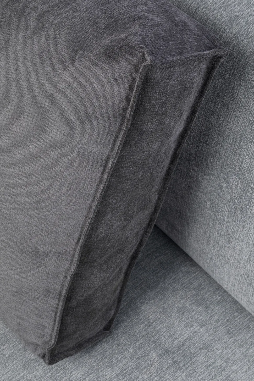 Ecksofa Infinity Ottomane Grau Links