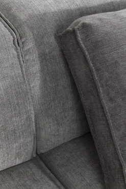 Ecksofa Infinity Ottomane Grau Links