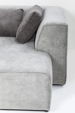 Ecksofa Infinity Ottomane Grau Links