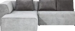 Ecksofa Infinity Ottomane Grau Links