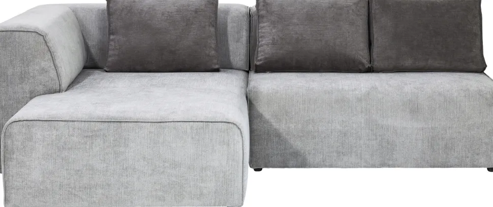 Ecksofa Infinity Ottomane Grau Links