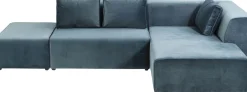 Ecksofa Infinity Velvet Ocean Rechts