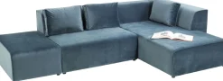 Ecksofa Infinity Velvet Ocean Rechts