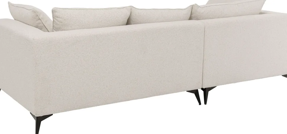 Ecksofa Jimmy Creme Rechts