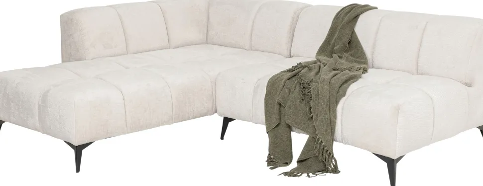 Ecksofa Nia Creme Links 250cm