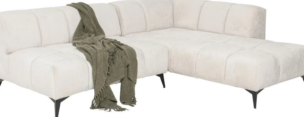 Ecksofa Nia Creme Rechts 250cm