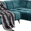 Ecksofa Nia Glam Dunkelgrün Rechts 250cm
