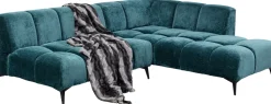 Ecksofa Nia Glam Dunkelgrün Rechts 250cm