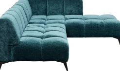 Ecksofa Nia Glam Dunkelgrün Rechts 250cm