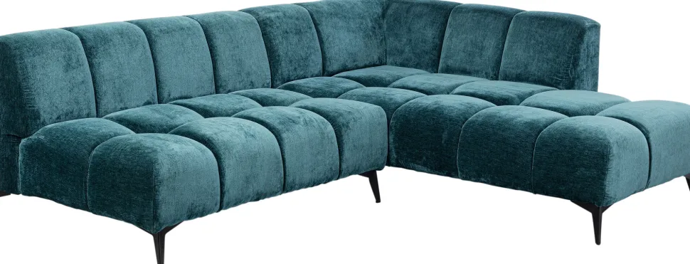 Ecksofa Nia Glam Dunkelgrün Rechts 250cm