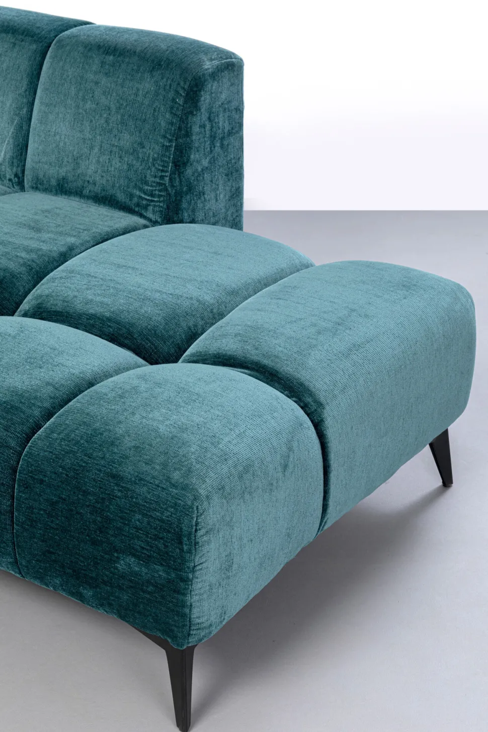 Ecksofa Nia Glam Dunkelgrün Rechts 250cm