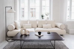 Ecksofa Splendido Creme Links 327cm