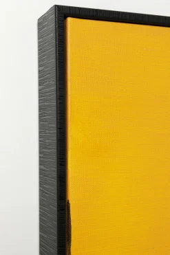 Gerahmtes Bild Abstract Shapes Gelb 113x113cm