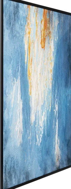 Gerahmtes Bild Artistas Blau 120x180cm