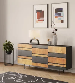 Gerahmtes Bild Box Back Rot 60x80cm