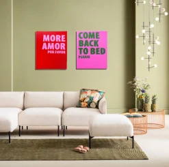 Gerahmtes Bild Come Back To Bed 40x50cm