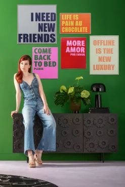 Gerahmtes Bild Come Back To Bed 40x50cm