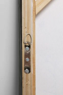 Gerahmtes Bild Dust Blau 100x100cm