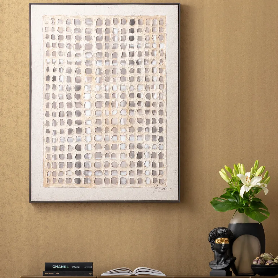 Gerahmtes Bild Glitter Curtain 120x90cm