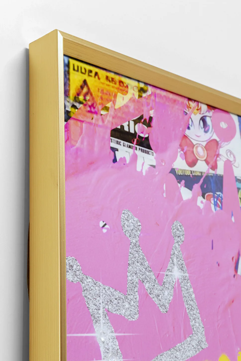 Gerahmtes Bild La Viva Woman 100x100cm