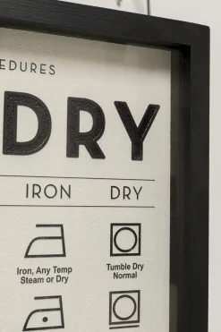 Gerahmtes Bild Laundry 61x41cm