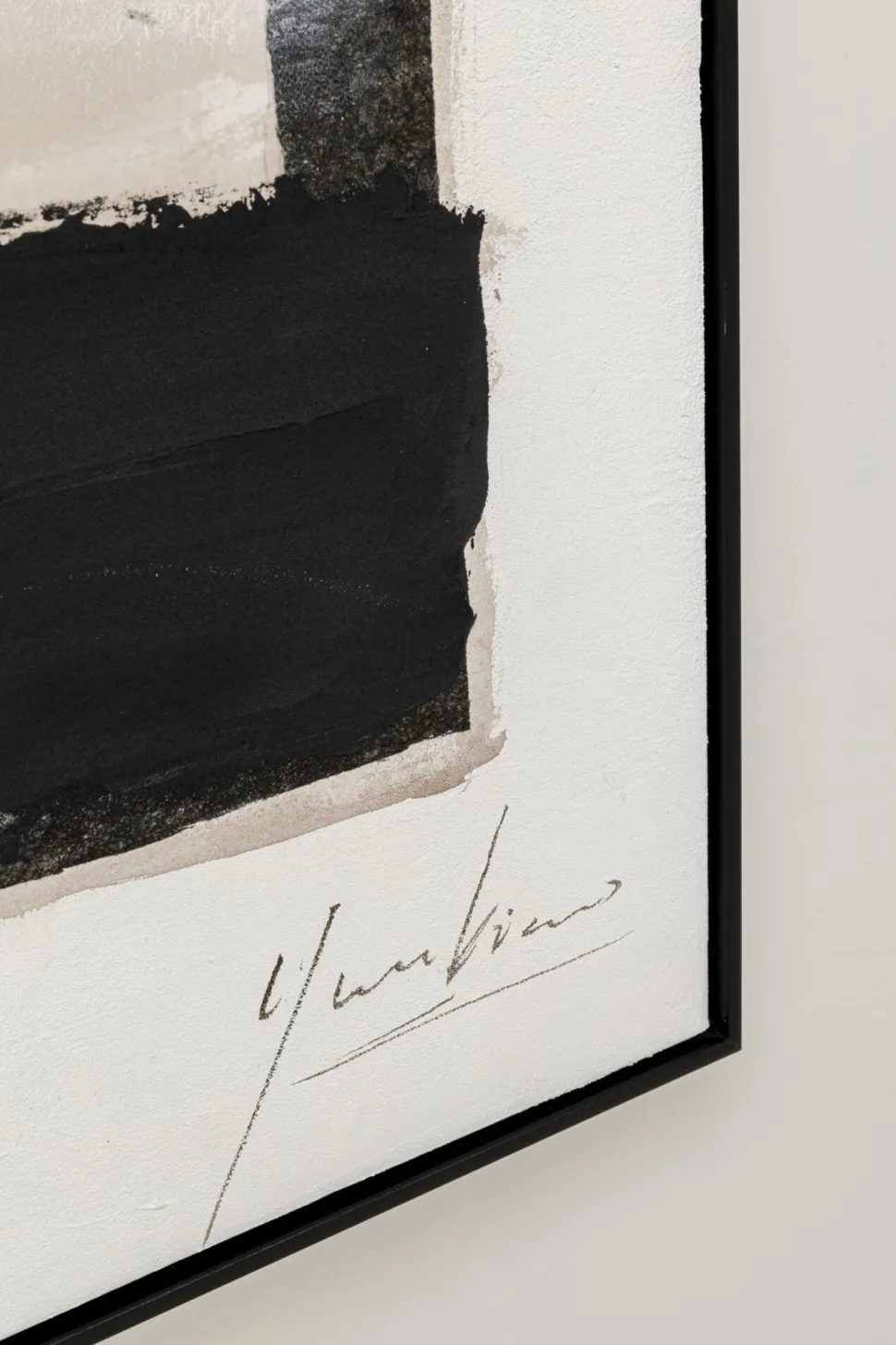 Gerahmtes Bild Lontano Beige 90x120cm