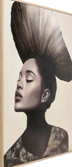 Gerahmtes Bild Muse Aesthetic Left 90x120cm