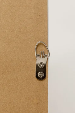 Gerahmtes Bild Origami Weiß 74x104cm