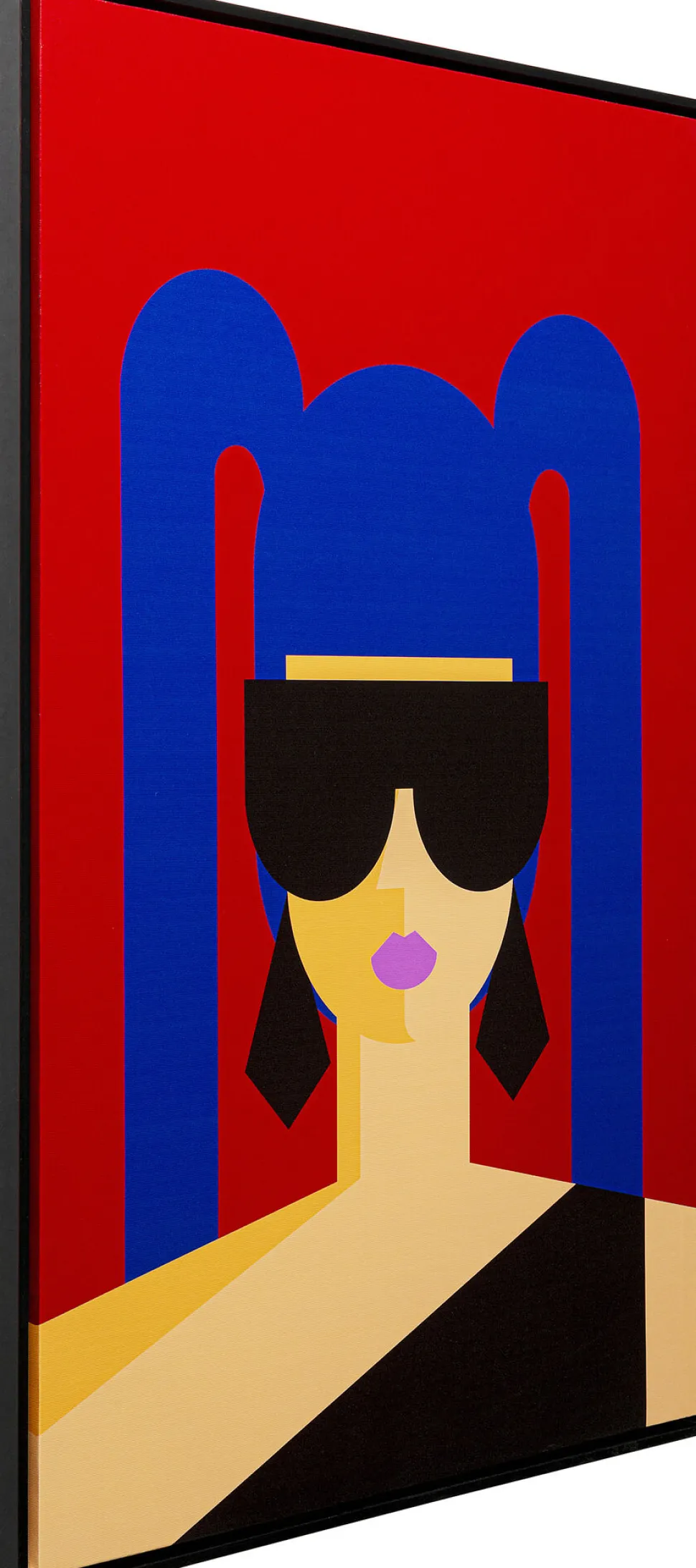 Gerahmtes Bild Party Girl 60x90cm