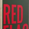 Gerahmtes Bild Red Flag 40x60cm