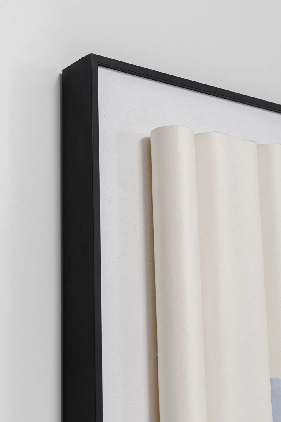 Gerahmtes Bild Shadow Skyline Blue 160x60cm