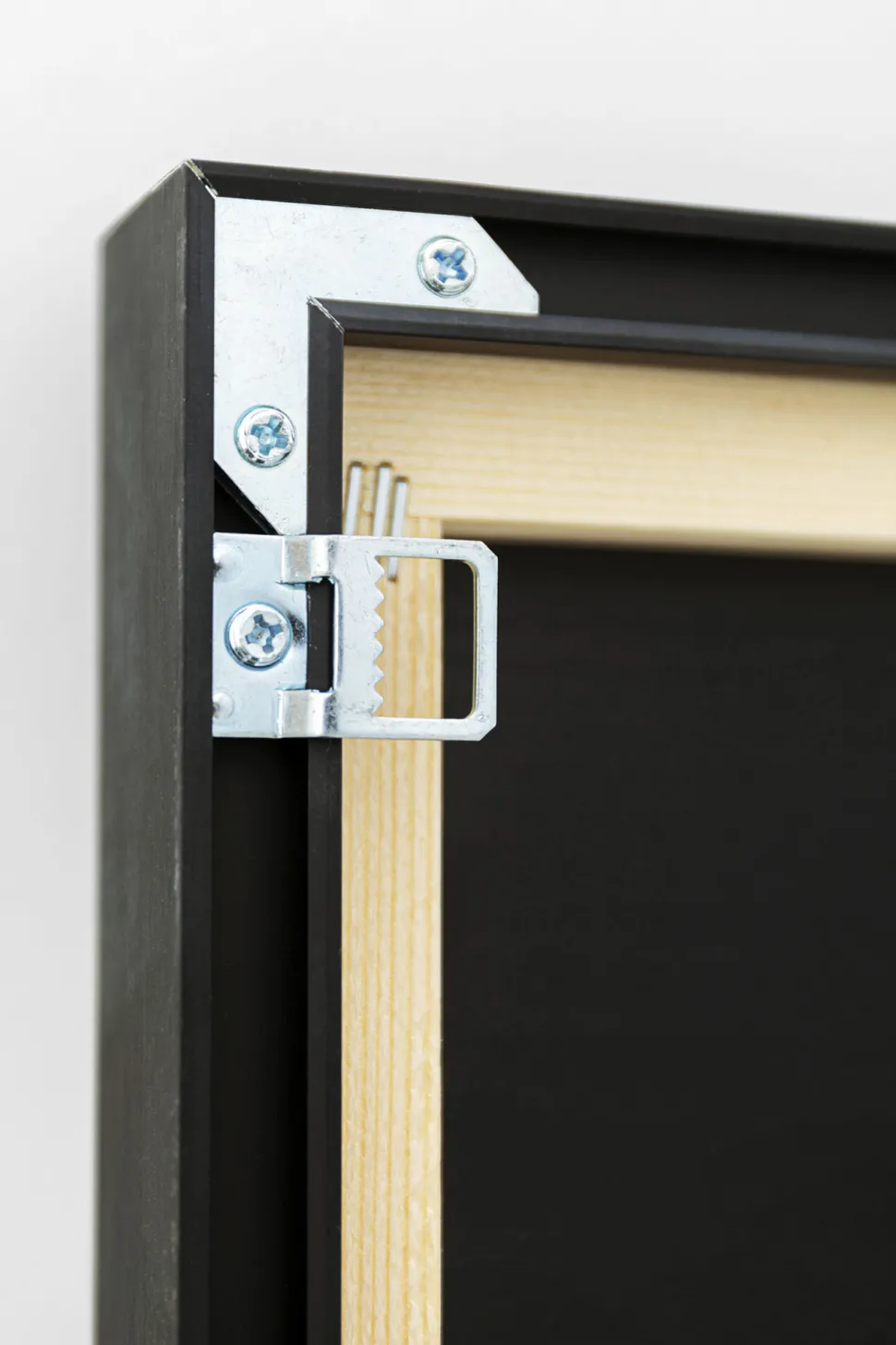 Gerahmtes Bild Shadow Skyline Blue 160x60cm