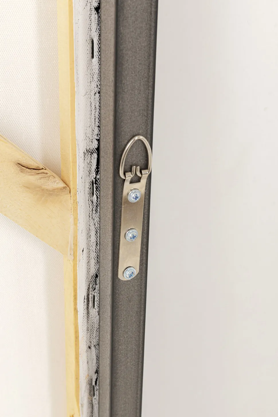 Gerahmtes Bild Silence Braun 120x120cm